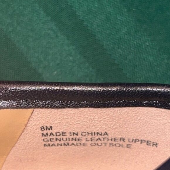 Talbots NEW Indigo Blue chain loafers, Size 8 - Picture 5 of 6